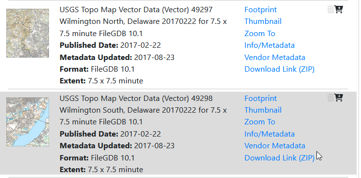 USGS Download Topo Map Vector Data