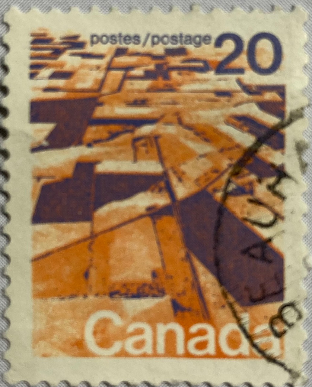Canadian Stamp of Farmland